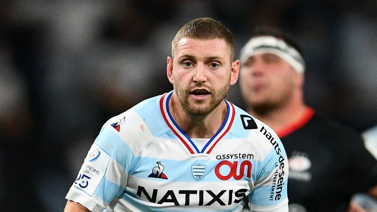 Racing 92's Finn Russell in action