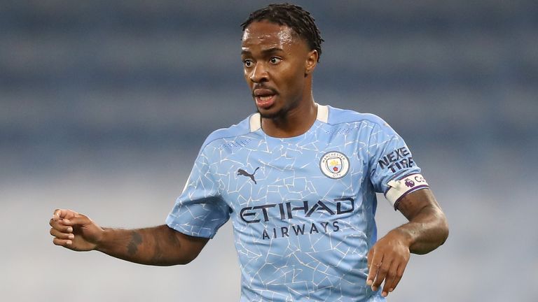 Manchester City forward Raheem Sterling