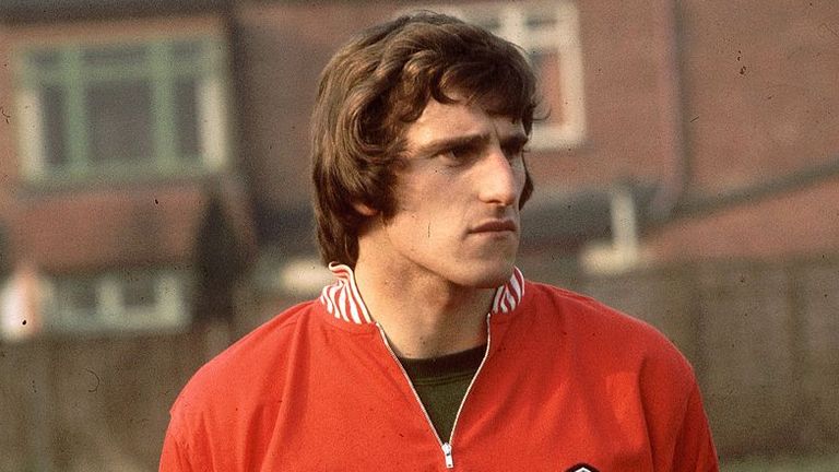 Clemence, seen here on international duty in 1972, made 61 appearances for England