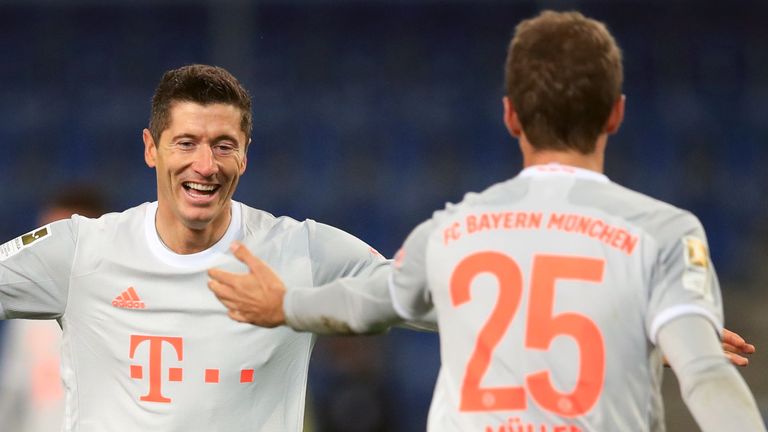 Robert Lewandowski and Thomas Muller were devastating for Bayern on Saturday