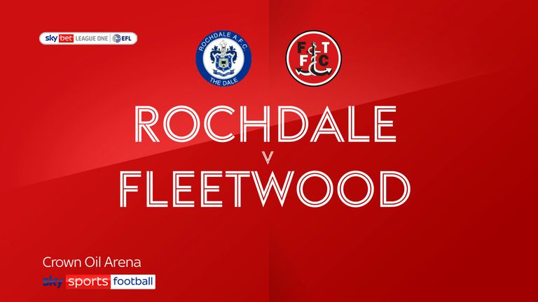 rochdale v fleetwood badge