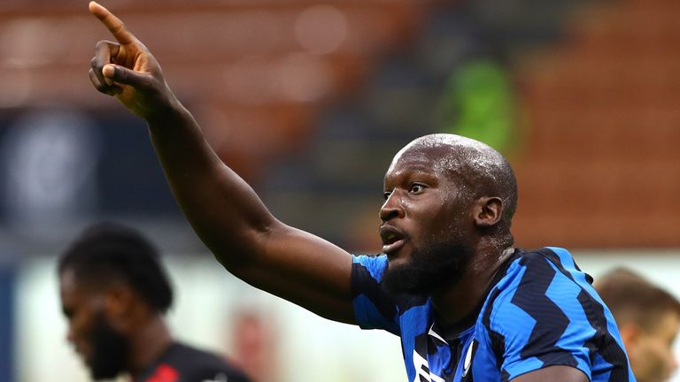 Romelu Lukaku pulled one back for Inter but could not find another