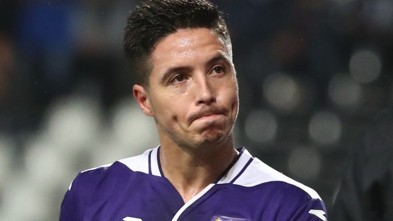 Samir Nasri only made a handful of appearances for Anderlecht