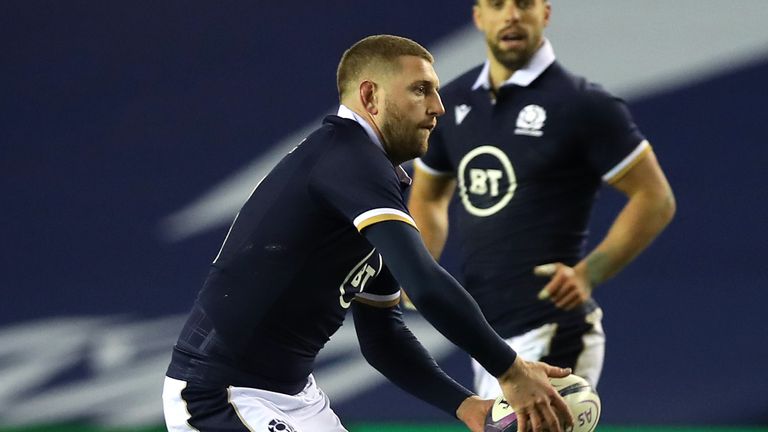 Finn Russell returns to Scotland's starting line-up for the first time since a fallout with head coach Gregor Townsend in January