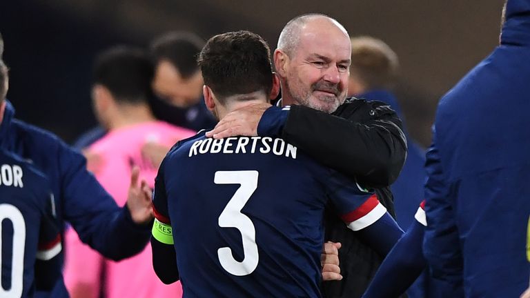 Steve Clarke and Andy Robertson