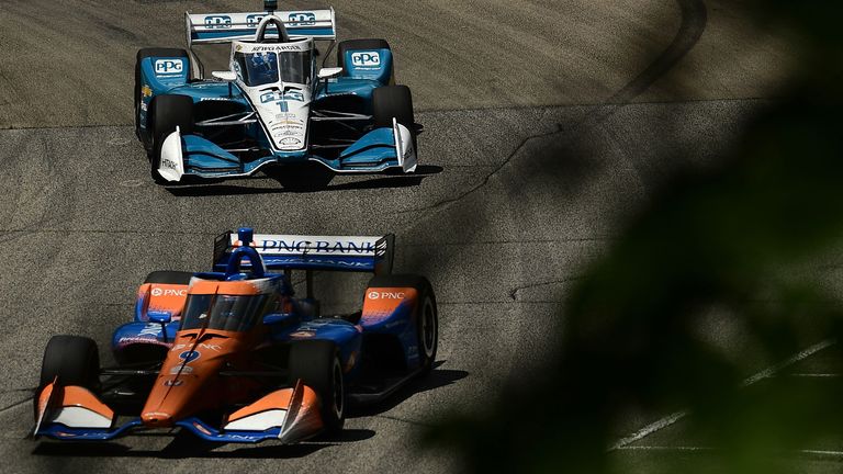 Dixon has led the standings all season, but will in-form Newgarden pip him to the 2020 crown at the last?