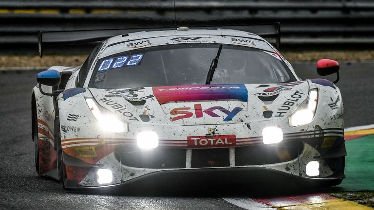 Sky Tempesta Racing compete at the 24 Hours of Spa, the showpiece event if the GT World Challenge Europe