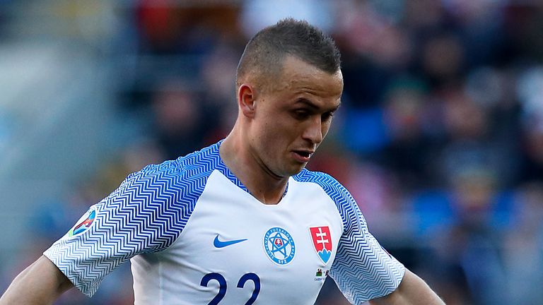 Slovakia's Stanislav Lobotka will miss Thursday's game after a series of coronavirus cases at Napoli