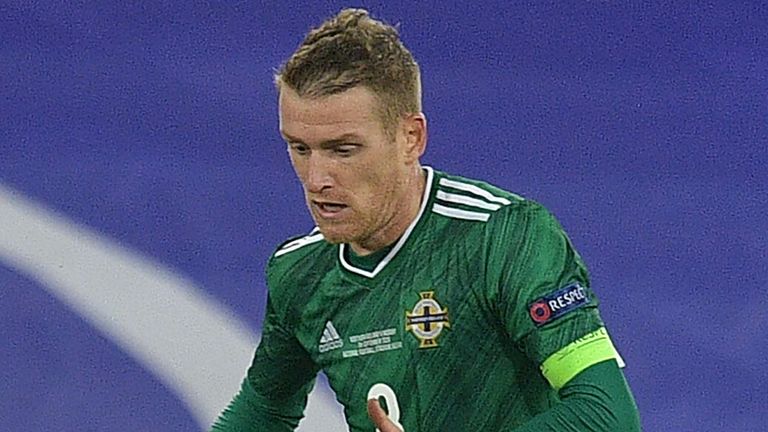 Steven Davis is set to become Northern Ireland's most-capped player 