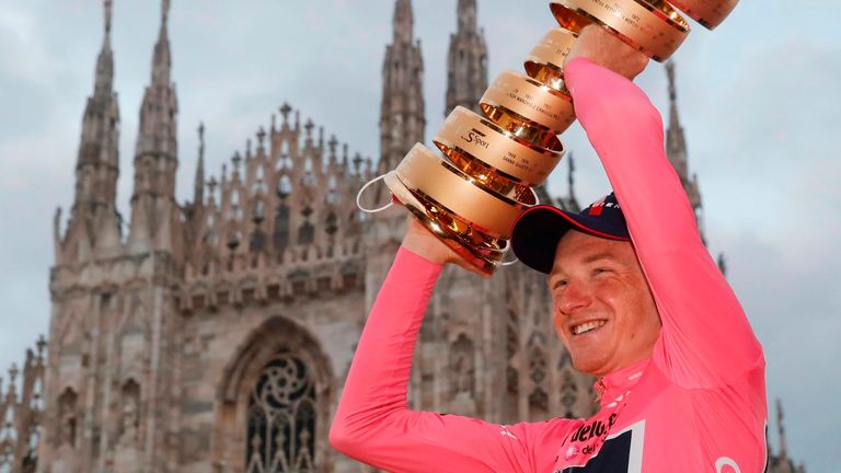 Tao Geoghegan Hart won the Giro d'Italia