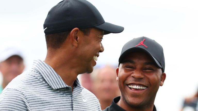 Tiger Woods and Harold Varner III are among only four golfers of African-American descent regularly playing on the PGA Tour