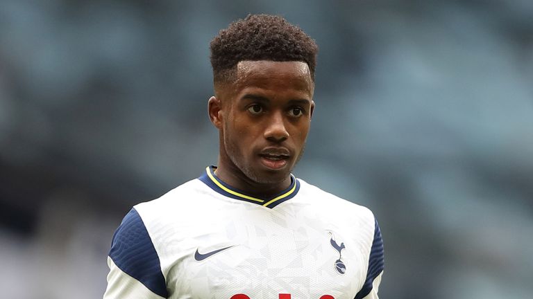 LONDON, ENGLAND - AUGUST 22: Ryan Sessegnon of Tottenham Hotspur during the pre-season friendly between Tottenham Hotspur and Ipswich Town at Tottenham Hotspur Stadium on August 22, 2020 in London, England. (Photo by James Williamson - AMA/Getty Images)