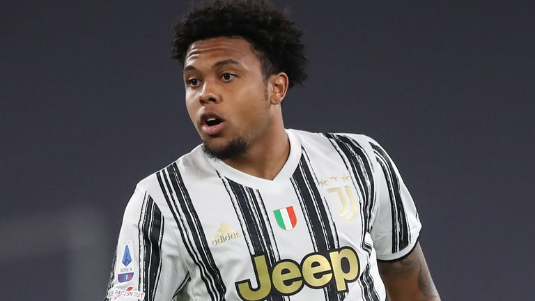 Weston McKennie has made two appearances for Juventus since his move from Schalke in the summer