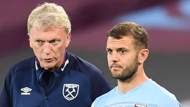 Wilshere says he never fell out with David Moyes