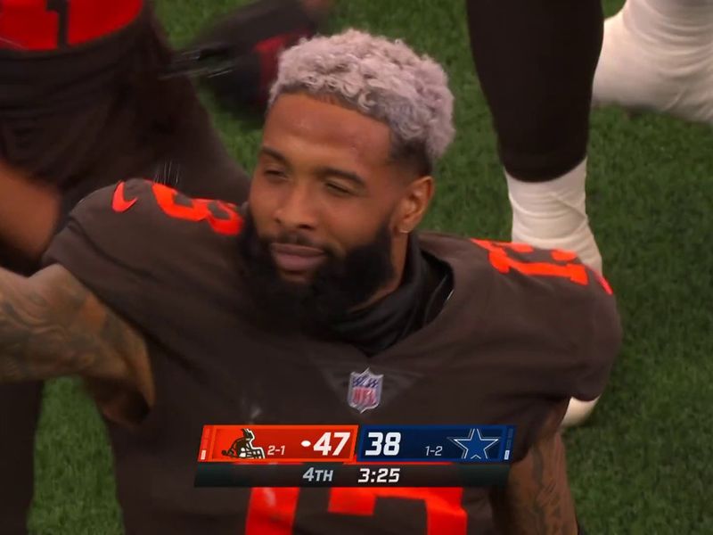 Odell Beckham Jr. saves the day with 3rd TD in 49-38 victory over Cowboys  for the Browns' first 3-1 start since 2001 