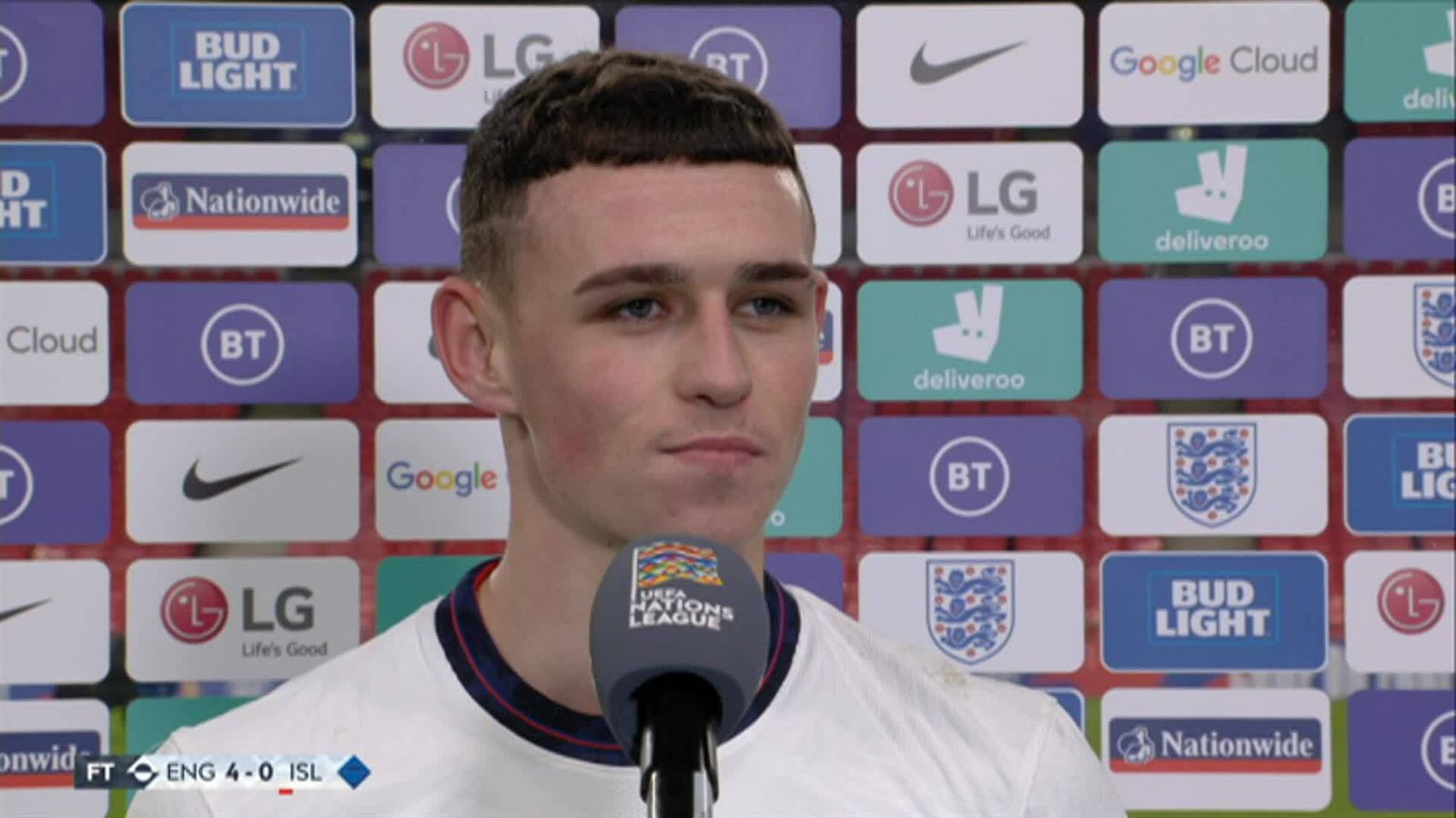 England 4-Zero Iceland: Phil Foden, Jack Grealish and ...