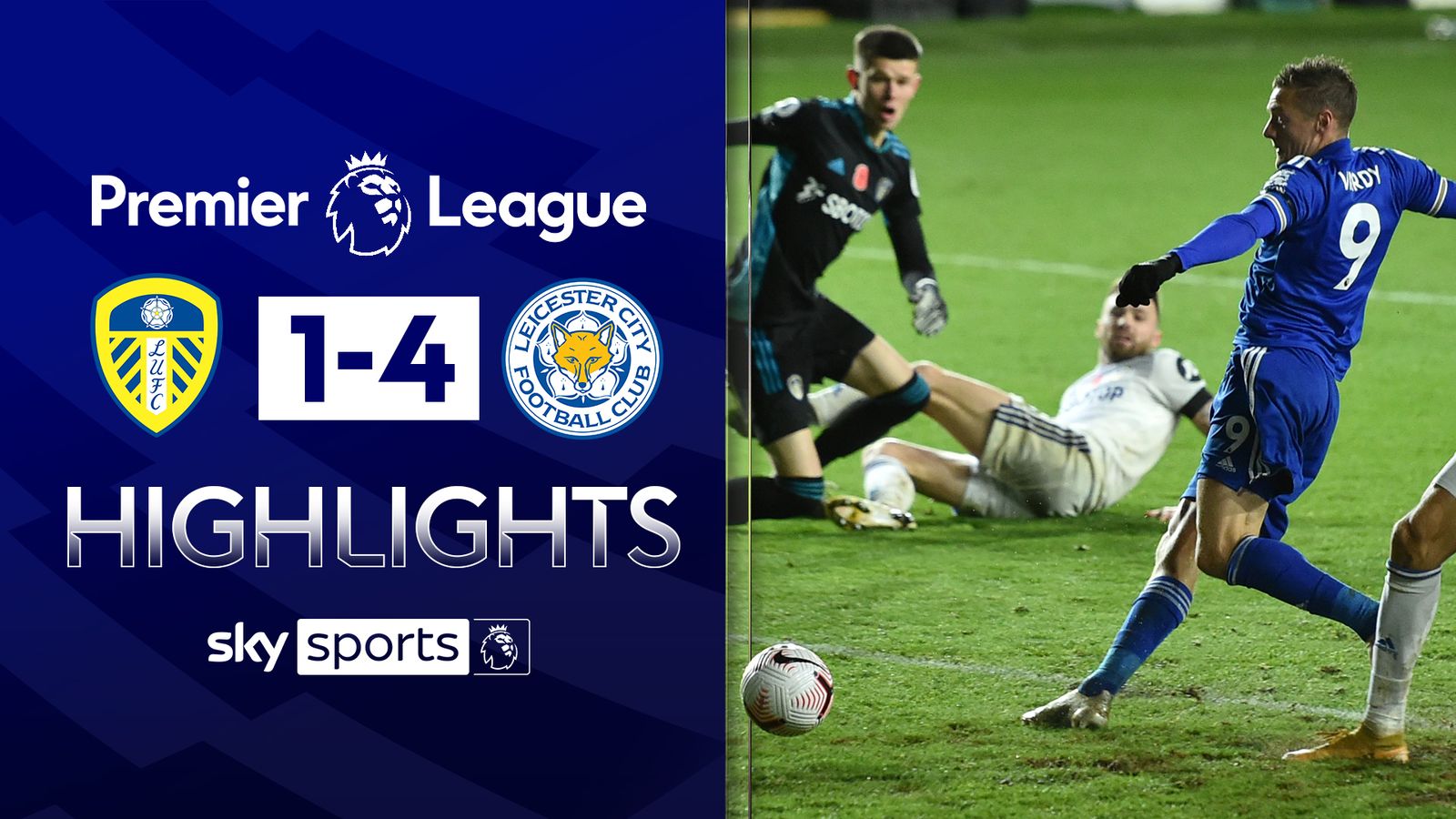 Leicester hit four past Leeds | Football News | Sky Sports