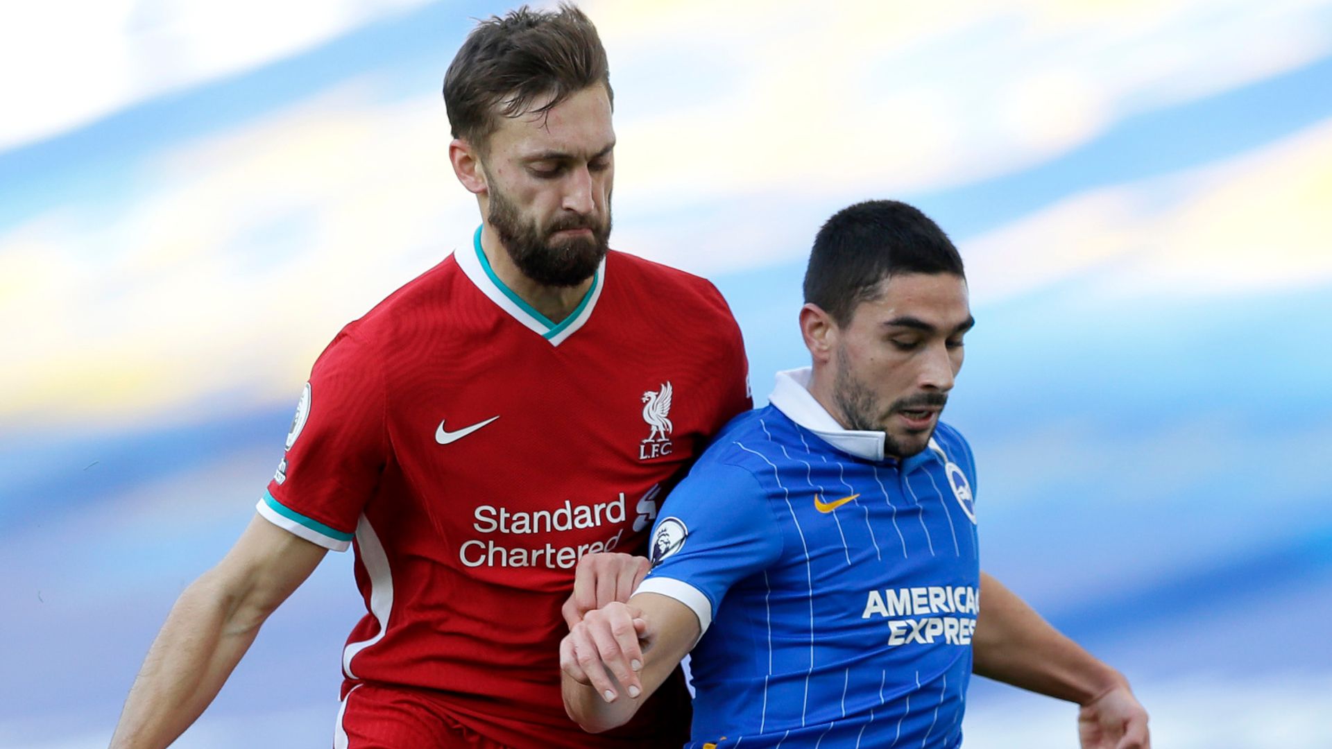 Maupay misses pen vs Liverpool LIVE!