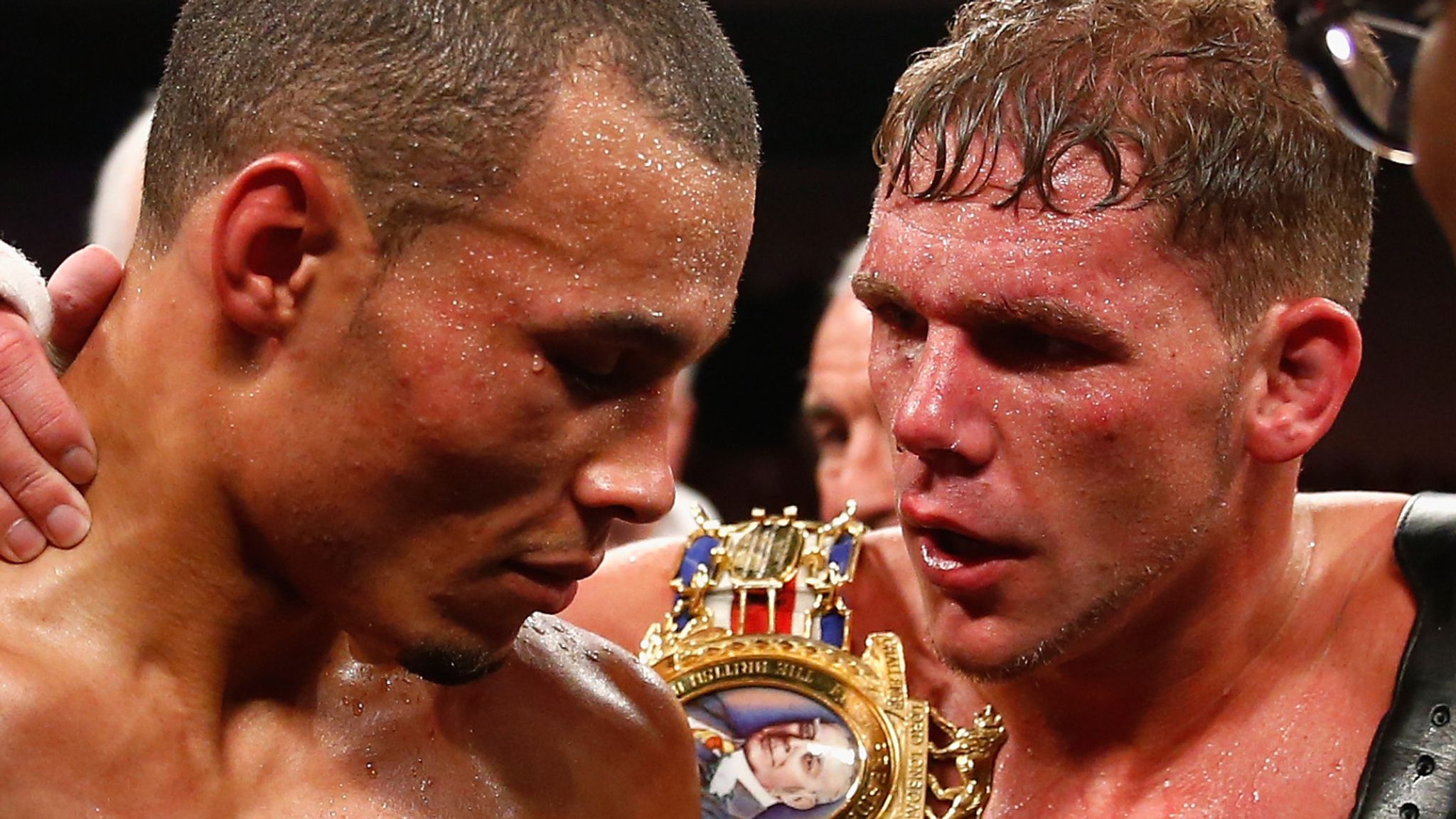 Chris Eubank Jr was edged out by Saunders six years ago. 