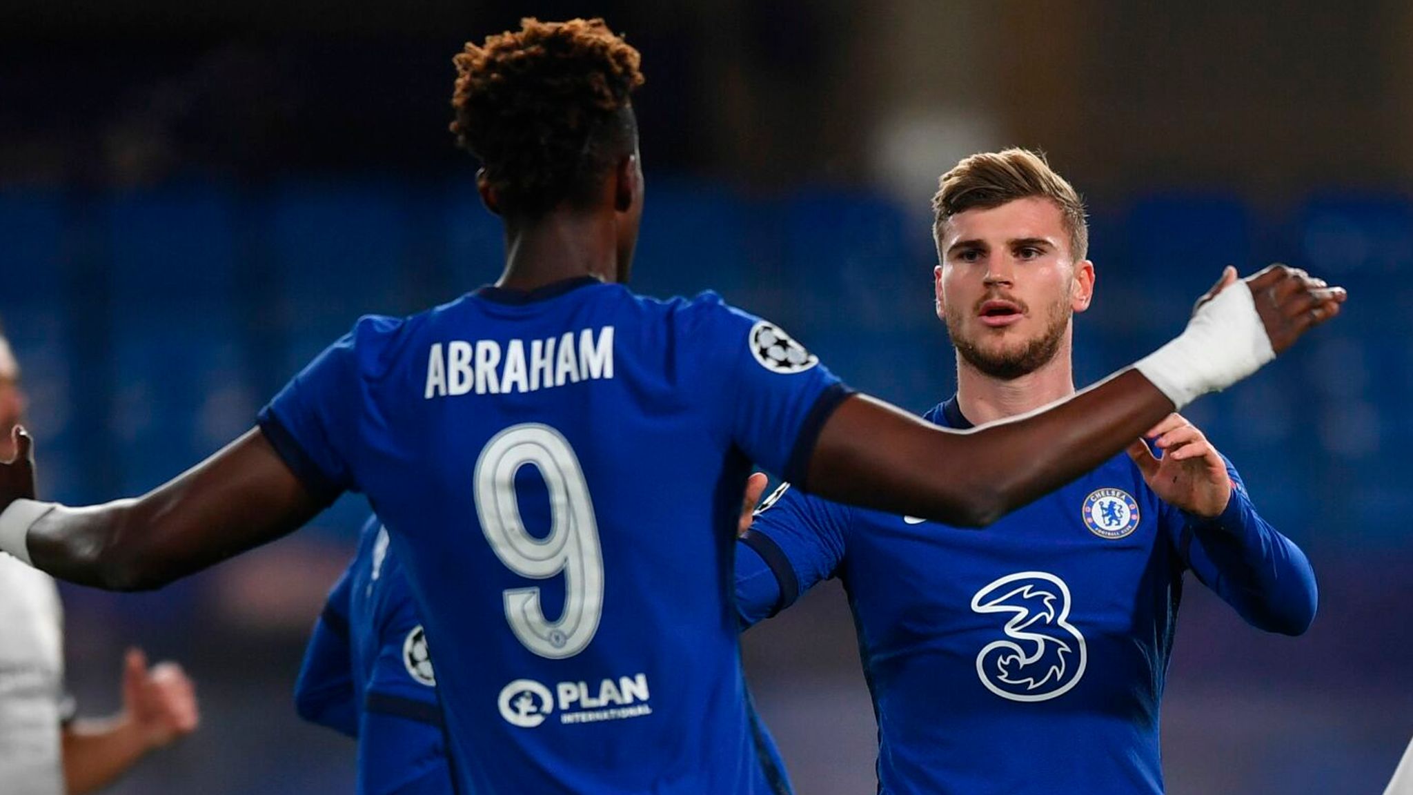 Chelsea 3 0 Rennes Timo Werner And Tammy Abraham On Target In Convincing Champions League Win Football News Sky Sports