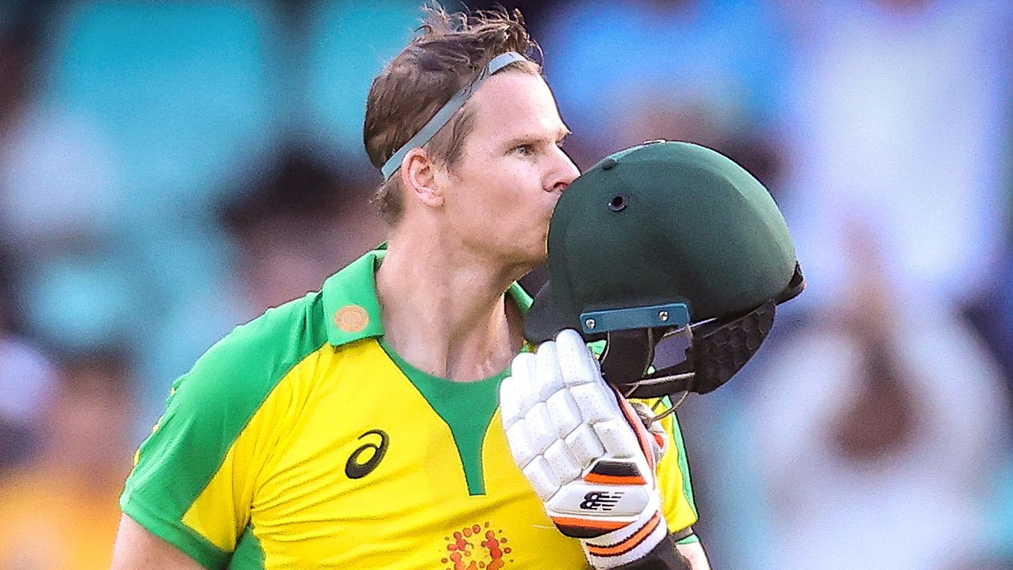 Steve Smith scores 62-ball hundred as Australia beat India in first one-day international in Sydney | Cricket News | Sky Sports
