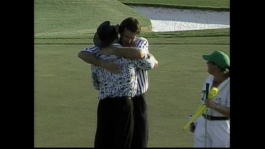 Masters Moments: Faldo foils Norman in 1996