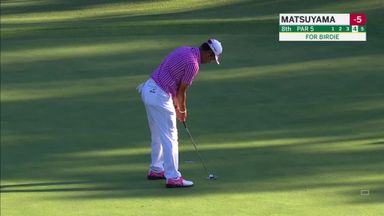 Matsuyama misses one-foot putt!