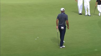 DJ misses crucial par putt