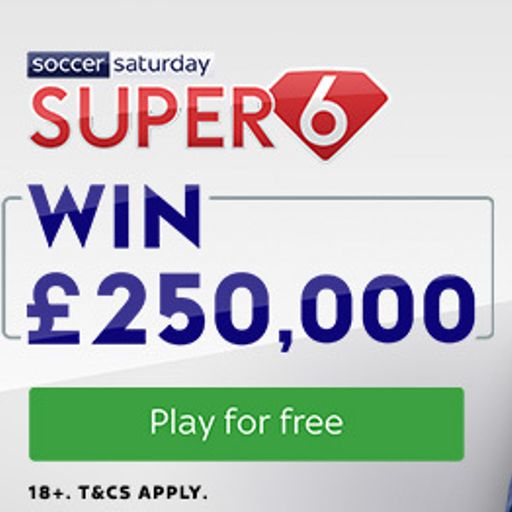 Win £250,000 with Super 6!