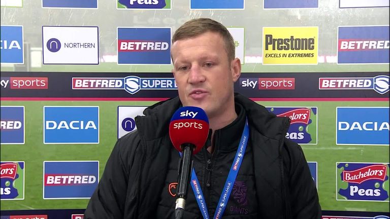Huddersfield interim head coach Luke Robinson was disappointed with their second half performance as they lost to Wigan in their final game of the Super League season.