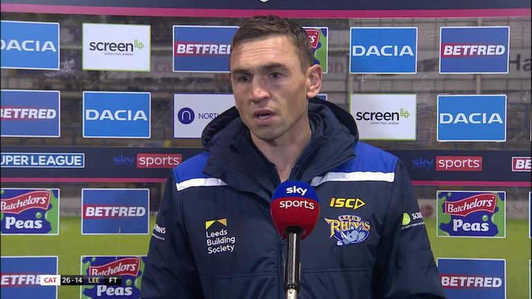 Leeds Rhinos director of rugby Kevin Sinfield was left to rue a slow start from his team in the first half of their Super League play-off defeat to Catalans Dragons.