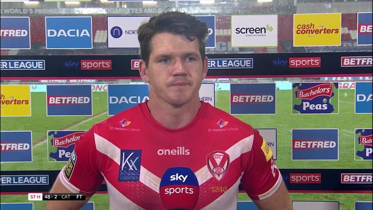 Man of the match Lachlan Coote felt it was a massive effort from St Helens to secure a 48-2 victory over Catalans Dragons