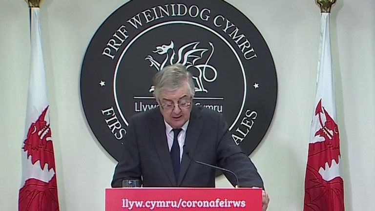 Mark Drakeford has given details of how businesses can get help during tough new coronovirus measures.