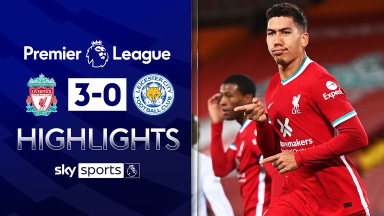 Liverpool 3-0 Leicester: Reds extend unbeaten record at Anfield to 64 matches | Football News | Sky Sports