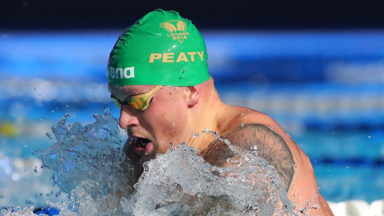 British swimmer Adam Peaty broke the previous record held by South African Cameron van der Burgh