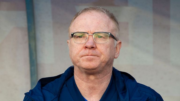 Former Scotland manager Alex McLeish