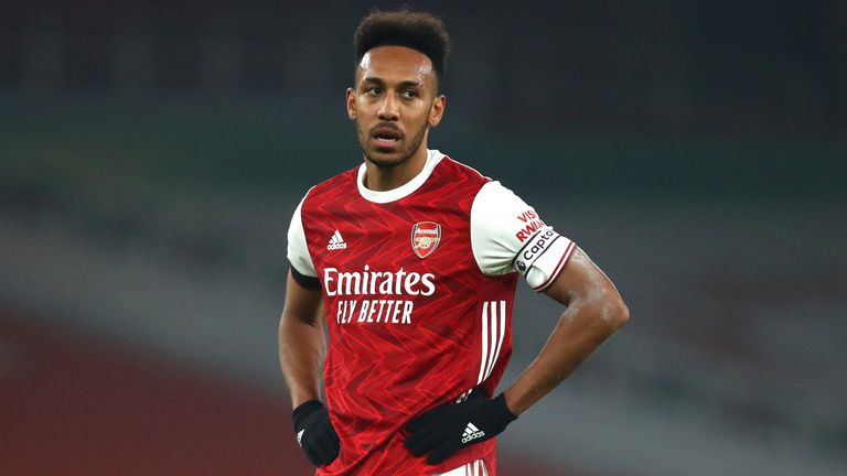 Pierre-Emerick Aubameyang cut a frustrated figure against Wolves