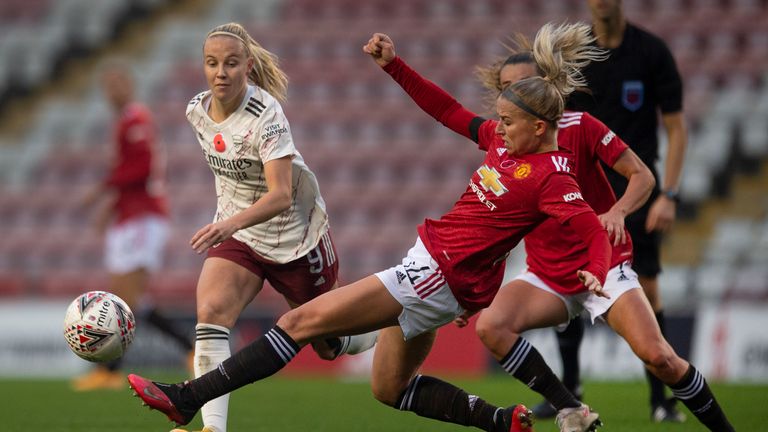 Arsenal were beaten 1-0 by Casey Stoney's Manchester United last weekend