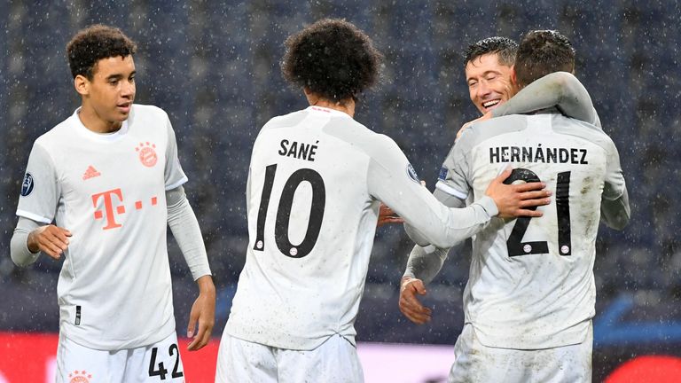 Bayern Munich crushed Red Bull Salzburg 6-2 to make it 14 wins in a row