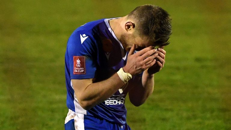 Bishop's Stortford lost on penalties in their FA Cup first round tie