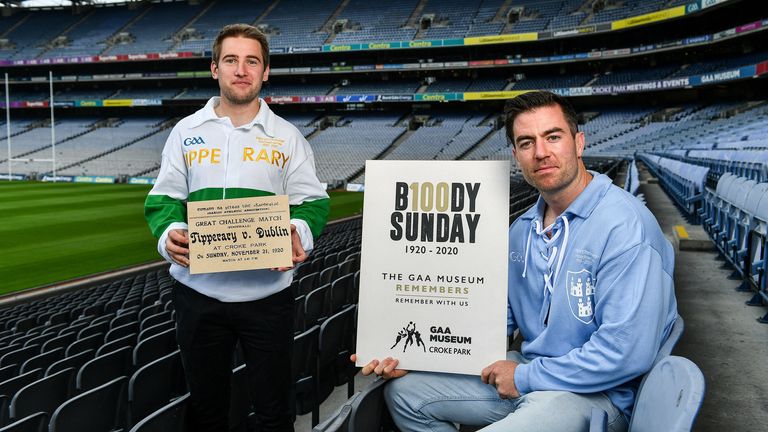 The GAA are commemorating those who lost their lives on Bloody Sunday in 1920, with both the Tipperary and Dublin footballers in action