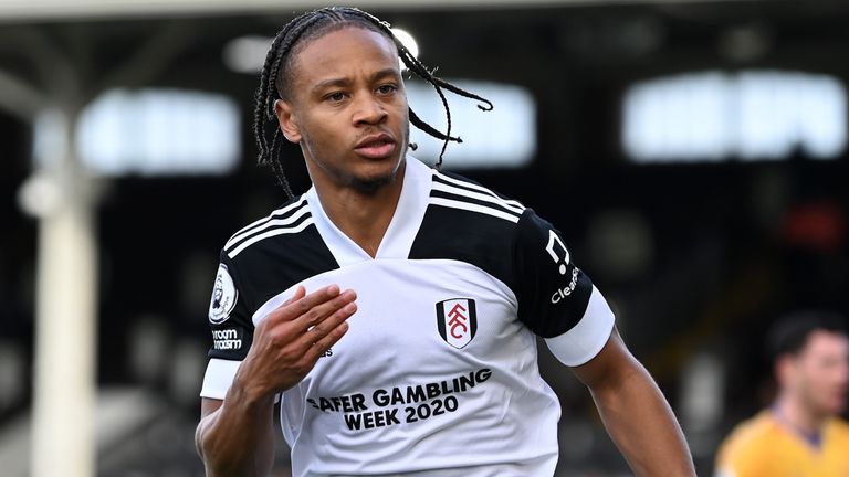 Bobby Decordova-Reid celebrates after equalising for Fulham