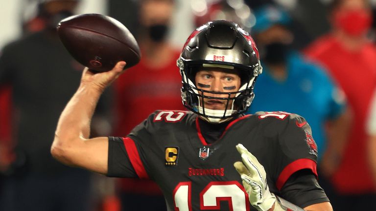 Tom Brady of the Tampa Bay Buccaneers