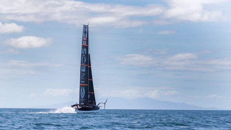 BRITANNIA - INEOS TEAM UK's race boat for the 36th America's Cup (Copyright -B Petrie)
