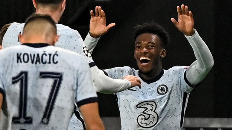 Callum Hudson-Odoi slotted Chelsea into the lead