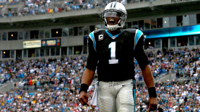 Cam Newton lived in the end zone for the early part of his Carolina Panthers career