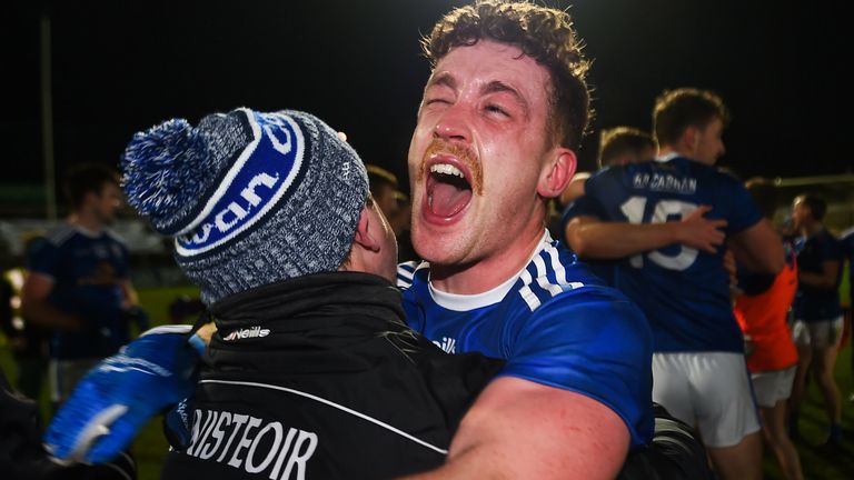 Graham embraces Ciaran Brady at full-time