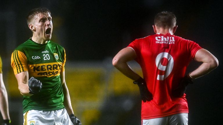 Killian Spillane celebrates a second-half point