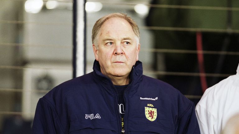 Craig Brown pictured in 2001 during his time as Scotland boss