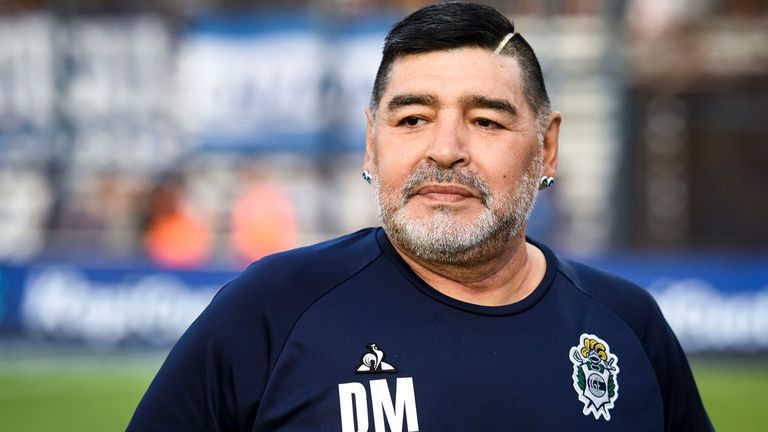 Diego Maradona: Argentina legend out of hospital after brain surgery |  Football News | Sky Sports